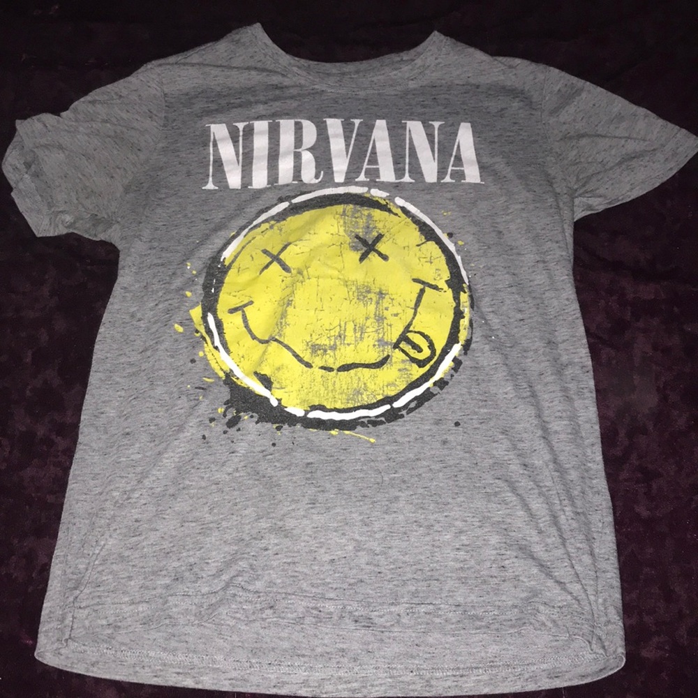 Nirvana Gray Graphic Tee